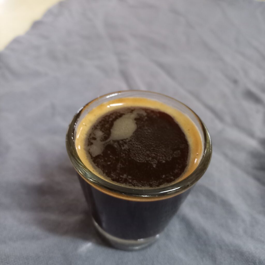 1 shot of Espresso form picopresso